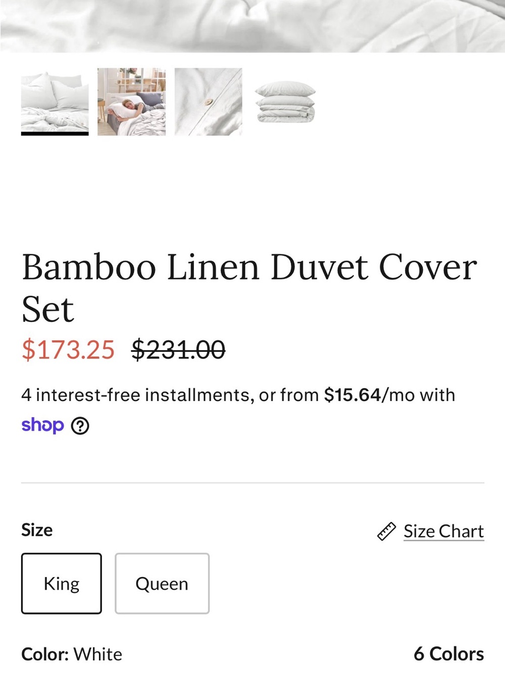 100% Rayon from Bamboo , Seasontex KING Duvet cover + shams - Picture 5 of 6